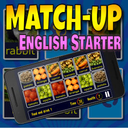 Match Up Learn English Words, HTML5 Game