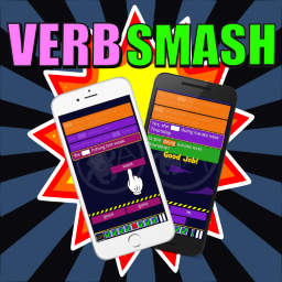 The app logo for English Verb Smash